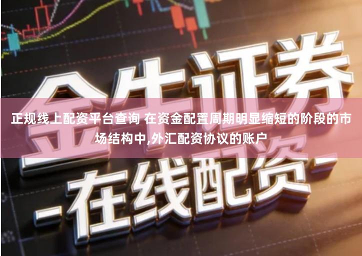 正规线上配资平台查询 在资金配置周期明显缩短的阶段的市场结构中,外汇配资协议的账户