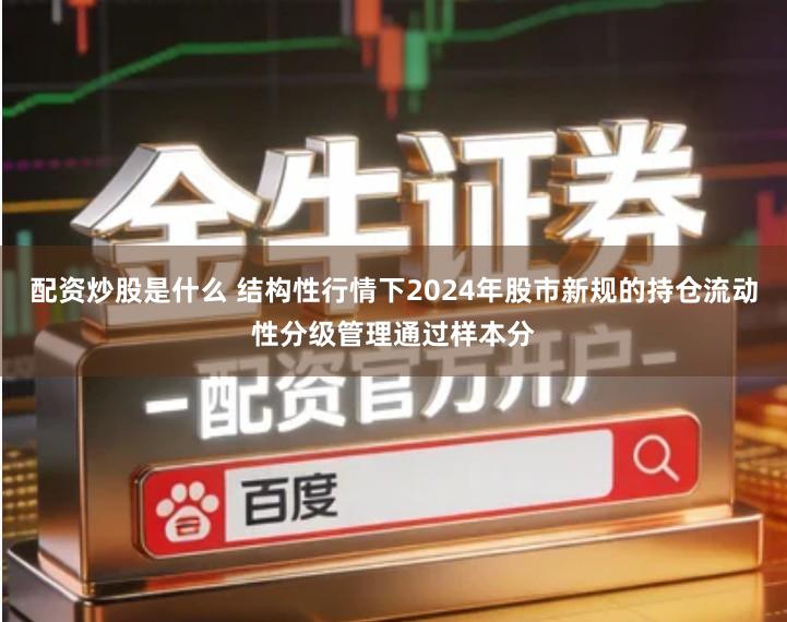 配资炒股是什么 结构性行情下2024年股市新规的持仓流动性分级管理通过样本分
